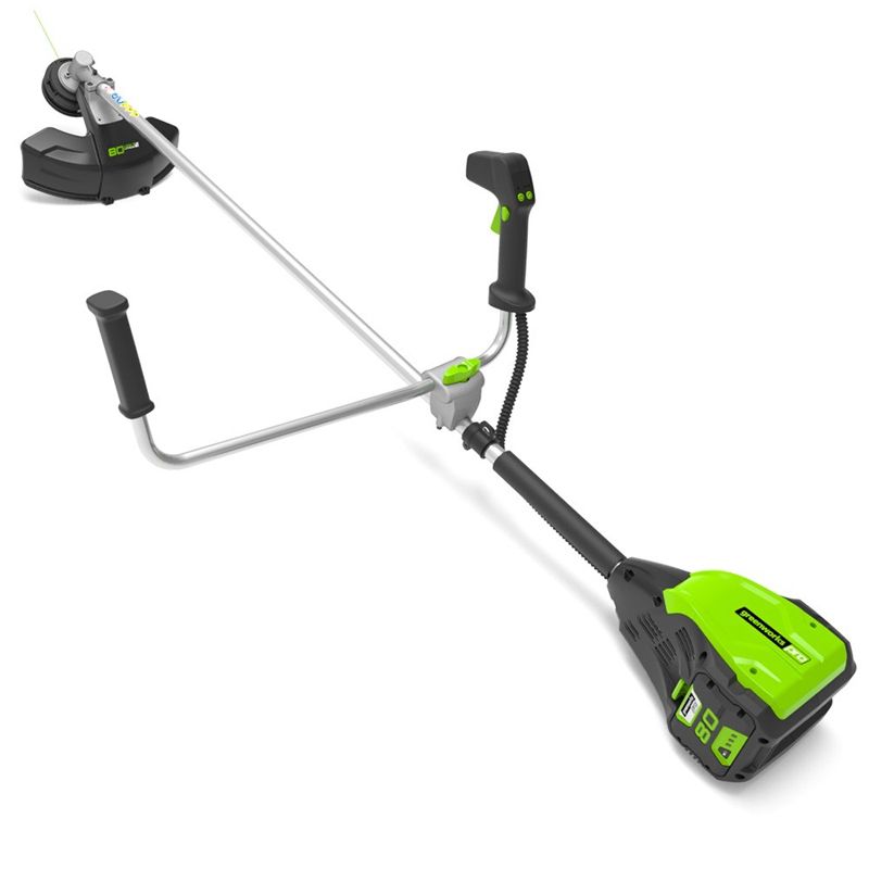 Триммер аккумуляторный Greenworks 40 см 80V GD80BCB, бесщёточный, без АКБ и ЗУ