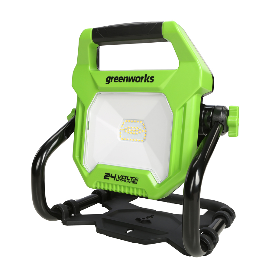 Прожектор светодиодный (2000 лм) аккумуляторный Greenworks 24V G24WL 3401307, без АКБ и ЗУ