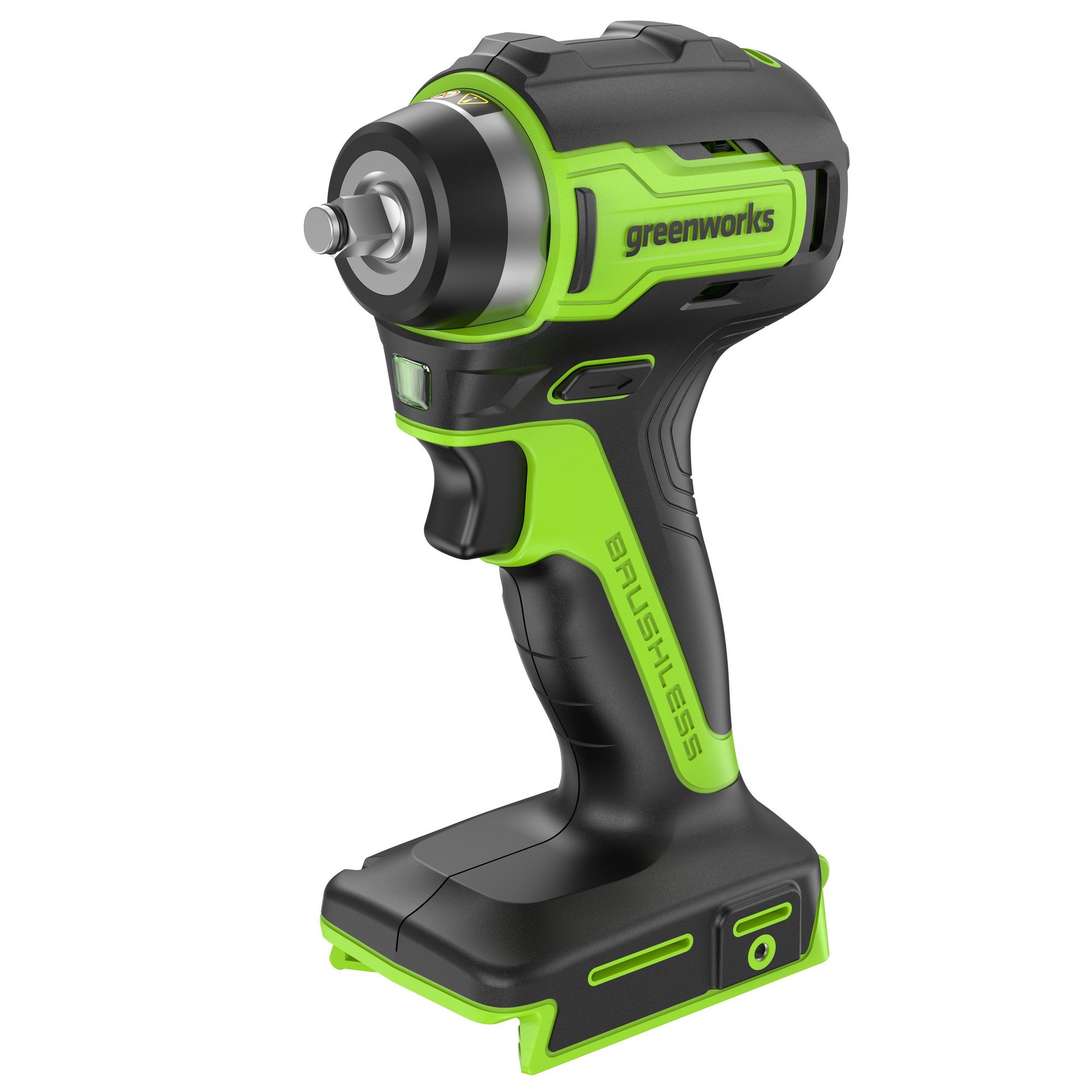 Гайковёрт ударный аккумуляторный Greenworks 24V 200Нм G24IW200 3803607, бесщёточный, без АКБ и ЗУ