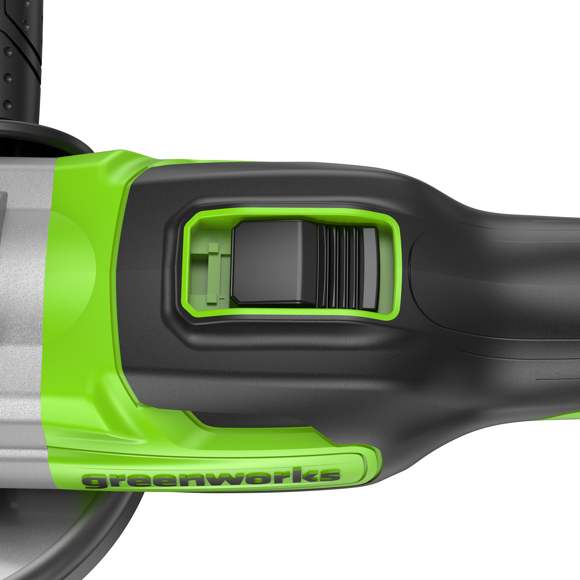 Угловая шлифмашинка (болгарка) 125 мм аккумуляторная Greenworks 24V GD24AG 3200207, бесщеточная, без АКБ и ЗУ