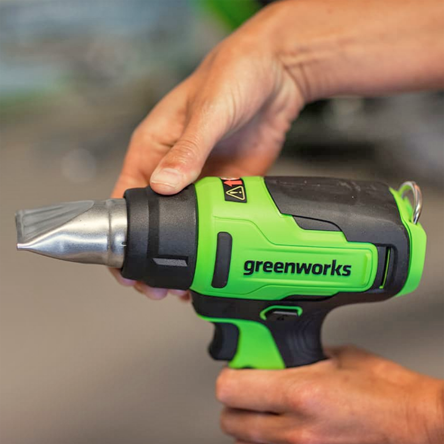 Технический фен аккумуляторный Greenworks 24V G24HG 3400207, без АКБ и ЗУ