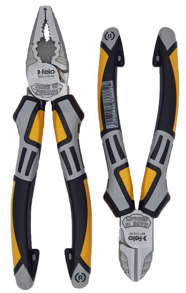 Набор отверток Ergonic SL, PH, PZ с бокорезами и пассатижами FELO 40090504