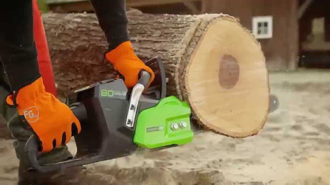 Пила аккумуляторная цепная Greenworks 45 см 80V GD80CS50, бесщёточная, без АКБ и ЗУ