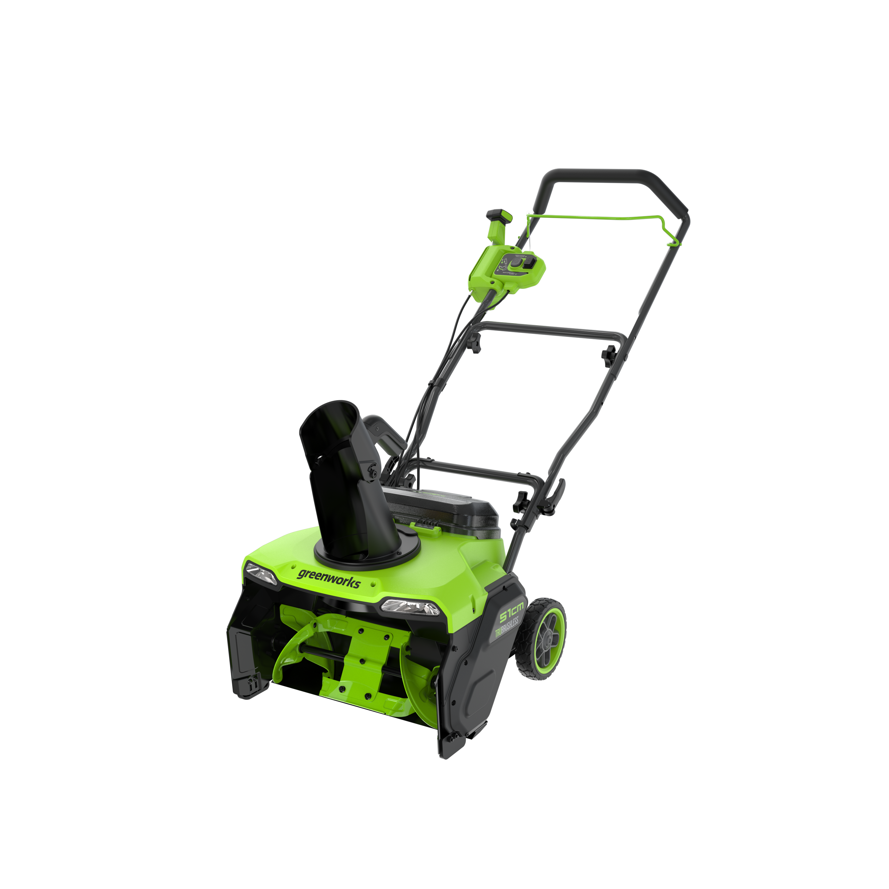 Снегоуборщик аккумуляторный Greenworks 51 см 40V GD40STX2 2603407, бесщёточный, с АКБ на 4 А*ч и ЗУ