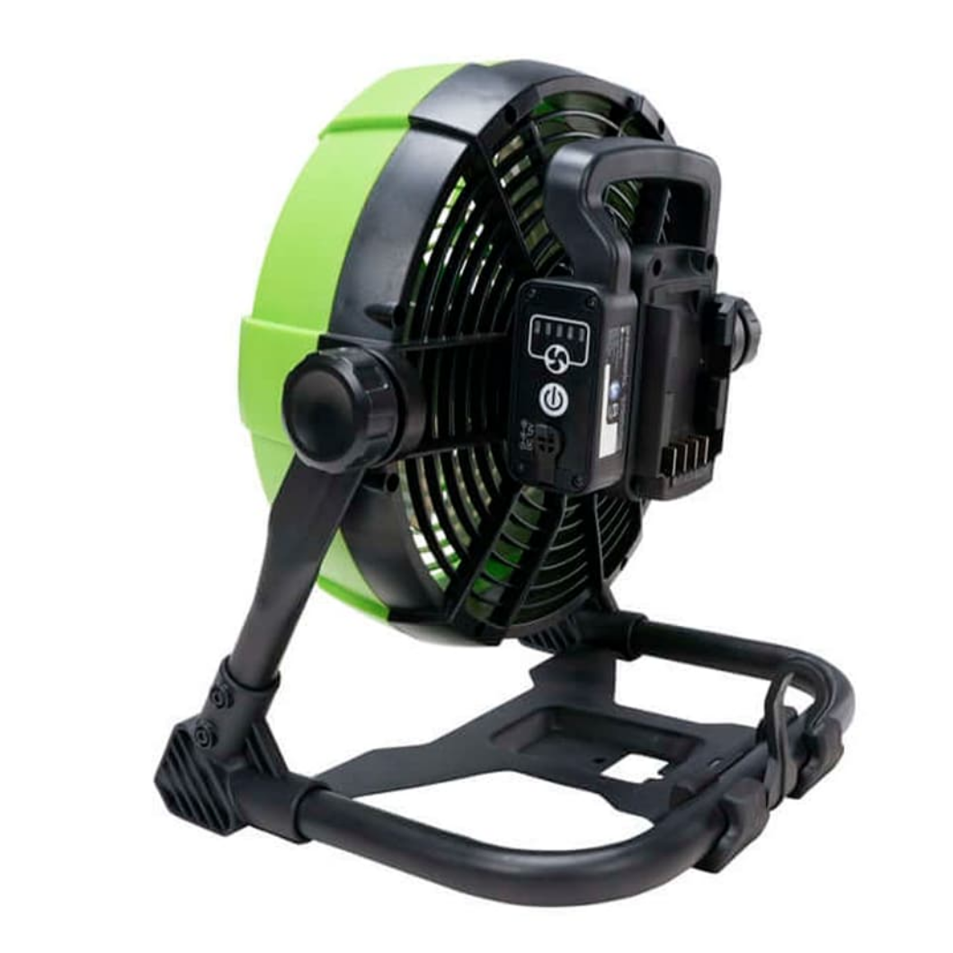 Вентилятор аккумуляторный с гибридным питанием Greenworks G24FAN 24V/110-240V 3503407, без АКБ и ЗУ