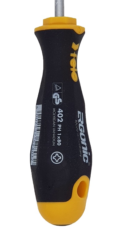 Отвёртка серия 402 Ergonic, PH1х80х4,5 FELO 402 102 10