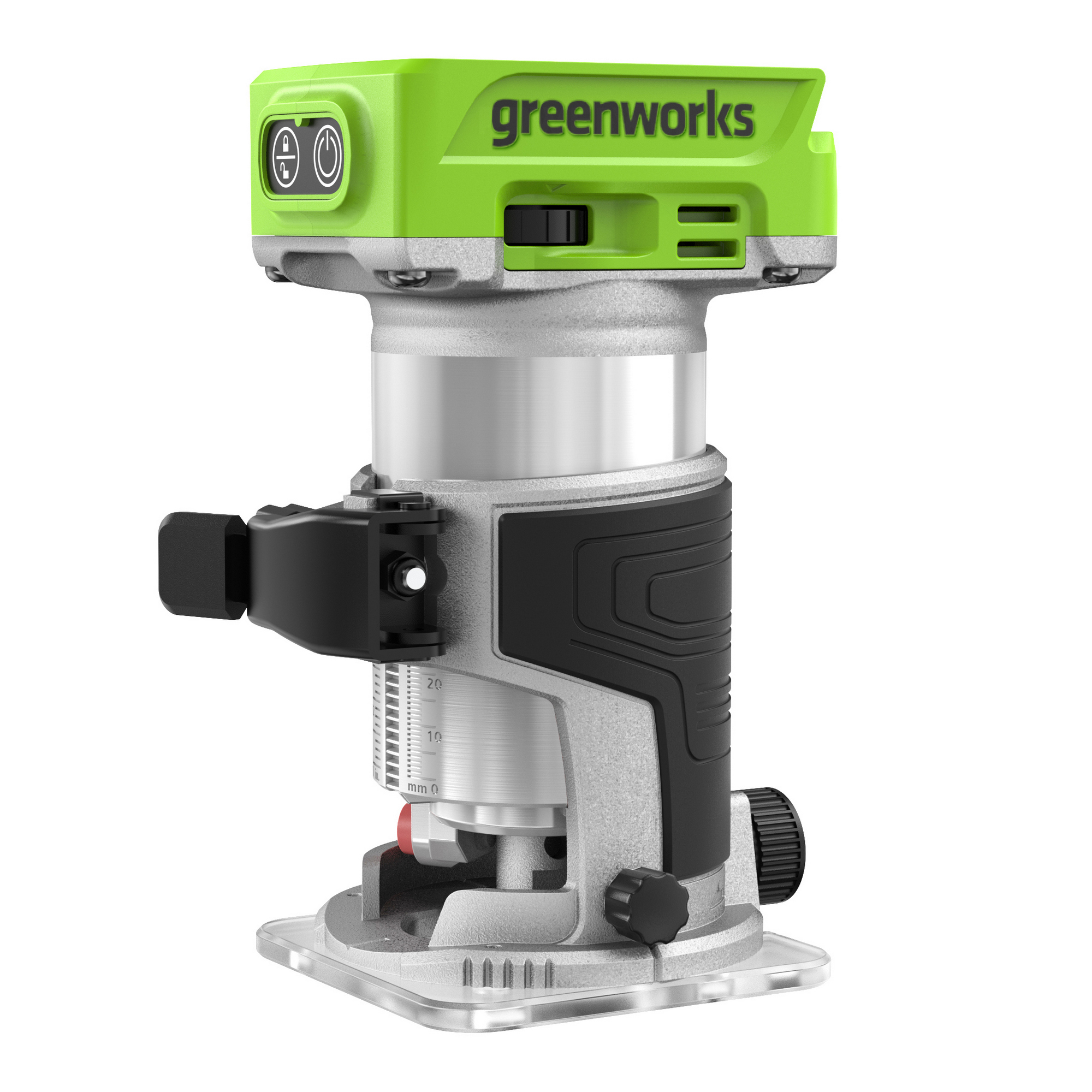 Фрезер аккумуляторный Greenworks 24V G24RO 3502507, бесщеточный, без АКБ и ЗУ