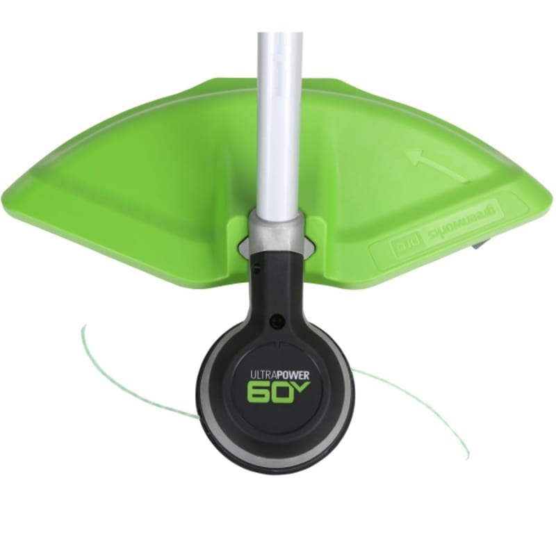 Триммер аккумуляторный 40 см Greenworks 60V GD60LT 2108307, бесщеточный, c АКБ на 5 А*ч и ЗУ