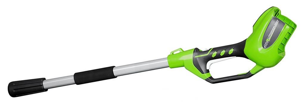 Высоторез аккумуляторный Greenworks 2-в-1 кусторез-сучкорез 40V, без АКБ и ЗУ