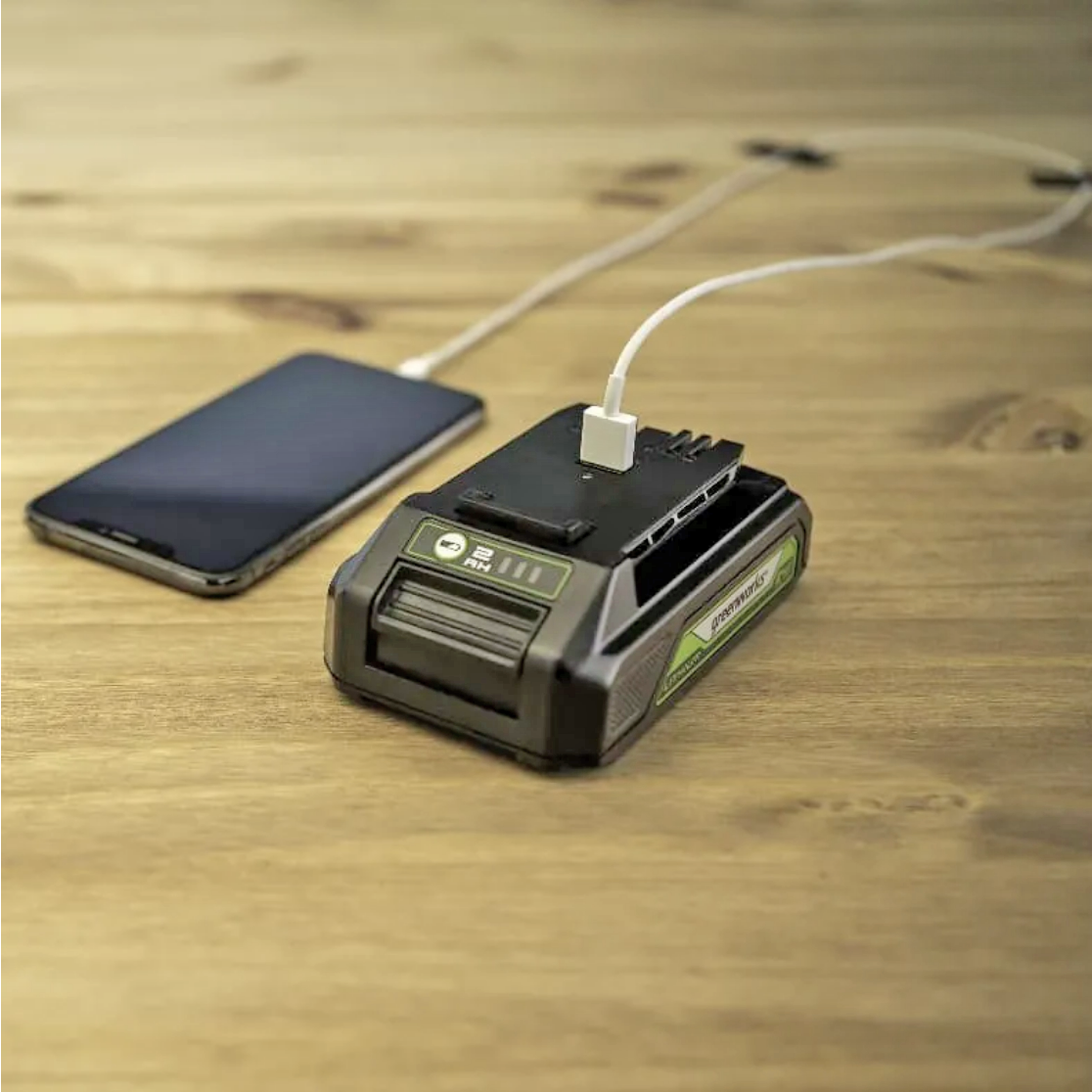 Аккумулятор с USB-разъемом Greenworks 2 Ah 24V G24USB2 2939207