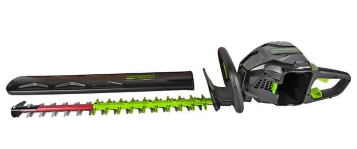 Кусторез аккумуляторный 68 см Greenworks 82V GD82HT, бесщёточный, без АКБ и ЗУ