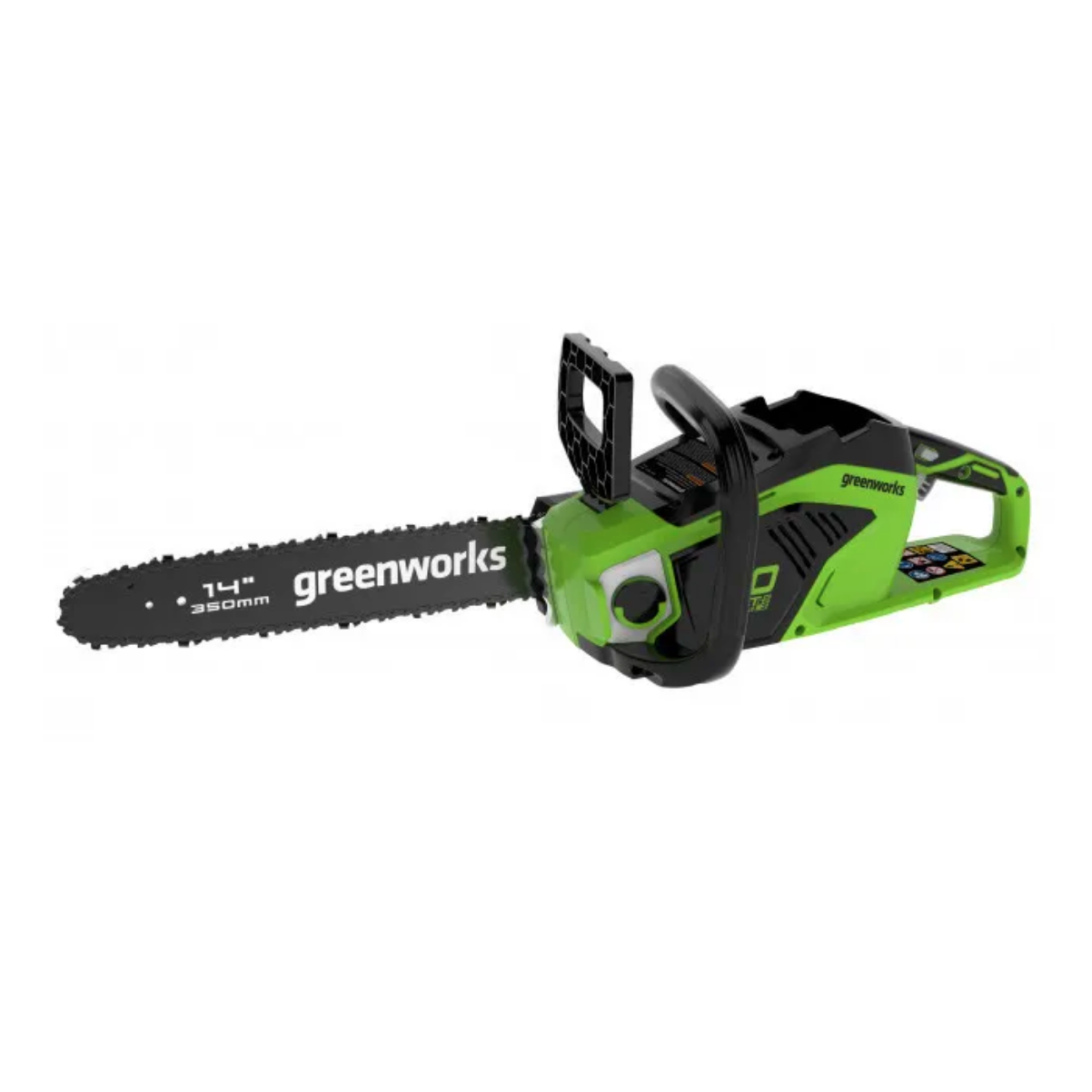 Пила аккумуляторная цепная Greenworks 35 см 40V GD40CS15 2005707, до 1,5 кВт, бесщёточная, без АКБ и ЗУ