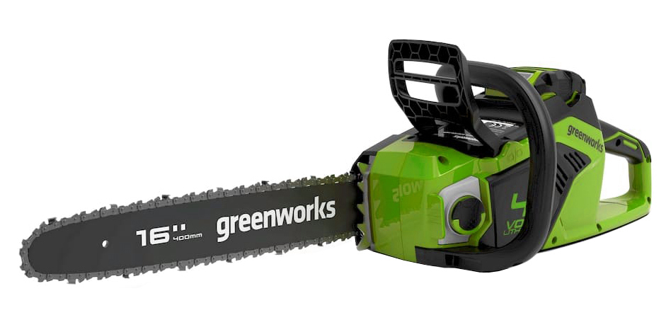 Пила аккумуляторная цепная Greenworks 40 см 40V GD40CS18 2005807, до 1,8 кВт, бесщёточная, без АКБ и ЗУ