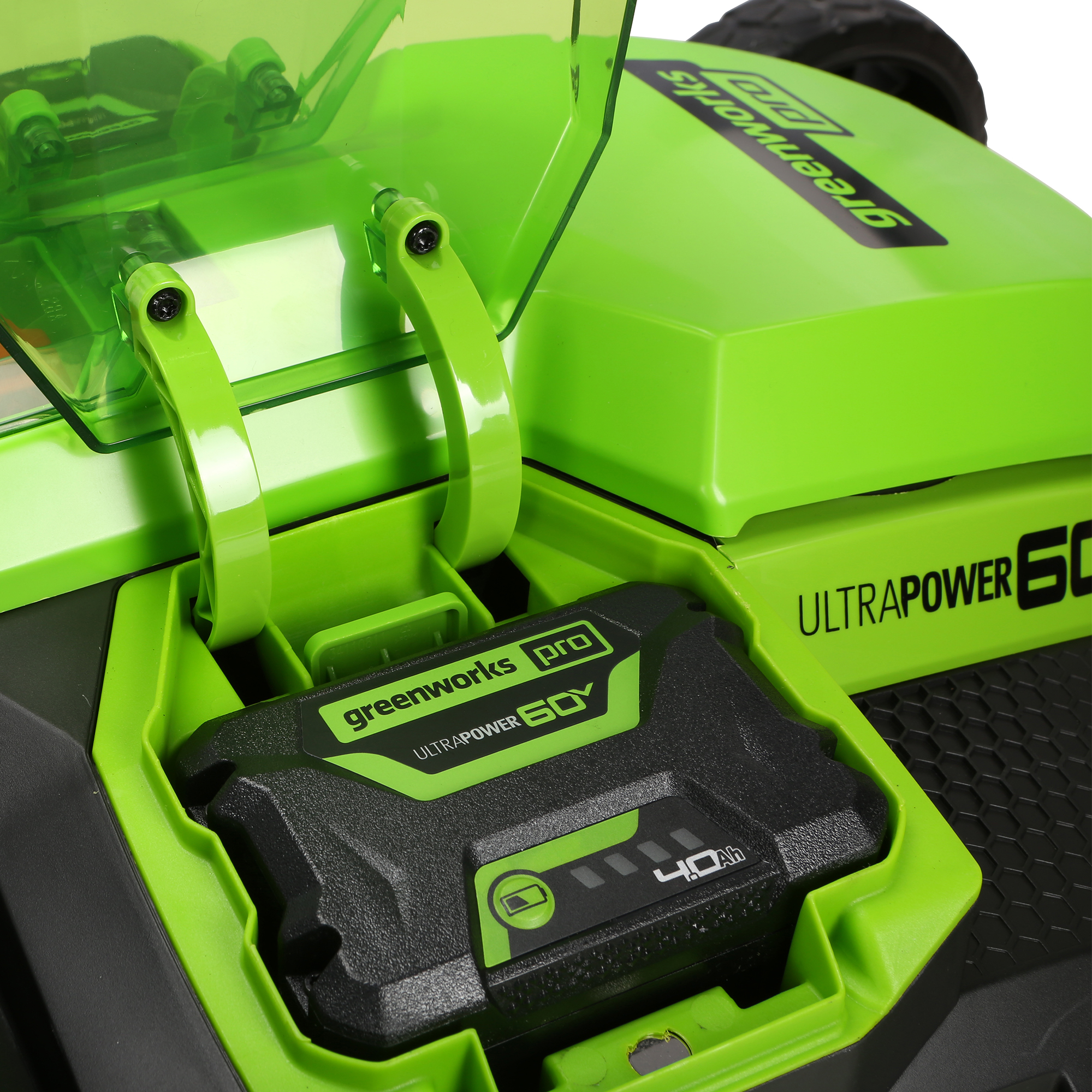 Газонокосилка аккумуляторная самоходная 61 см ТwinForсe Greenworks 60V GD60LM61 2519107, бесщеточная, без АКБ и ЗУ