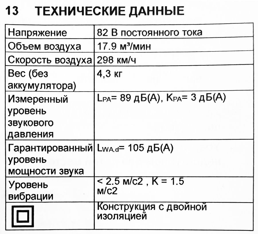 Воздуходувка аккумуляторная ранцевая Greenworks 82V GD82BPB, бесщеточная, без АКБ и ЗУ