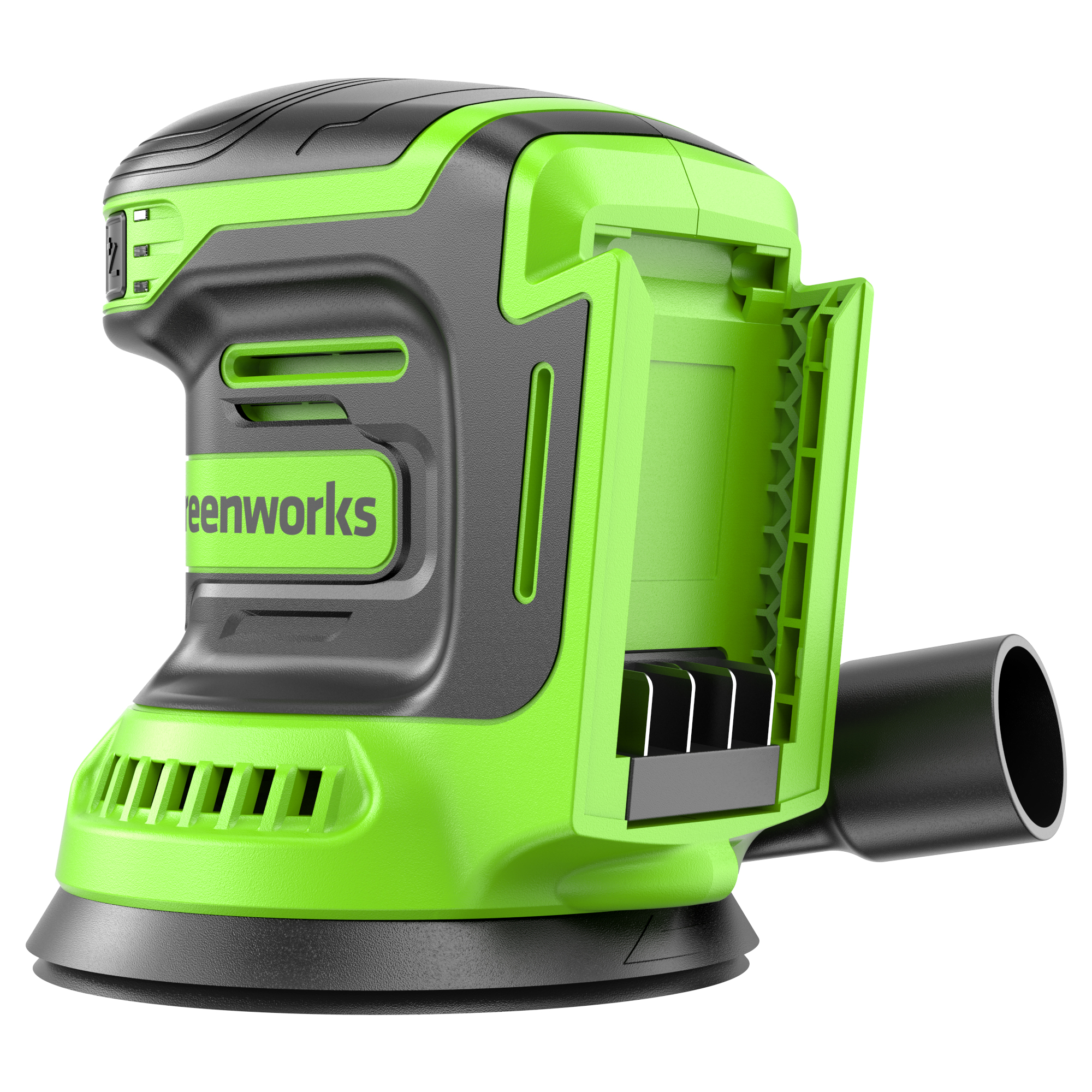 Шлифмашинка эксцентриковая 125 мм аккумуляторная Greenworks 24V OS325 3100907, без АКБ и ЗУ