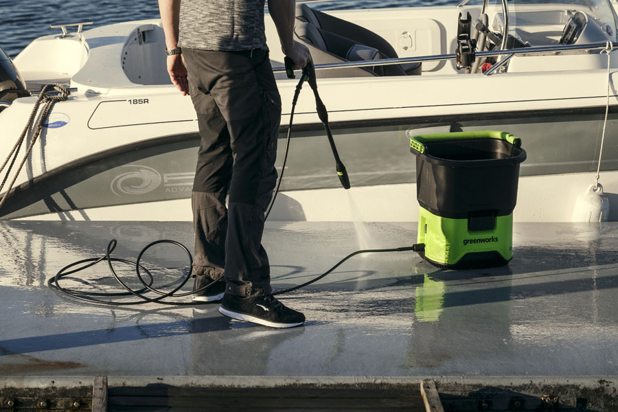 Мойка высокого давления аккумуляторная Greenworks GDC40 40V, 70 бар, 300 л/час, без АКБ и ЗУ