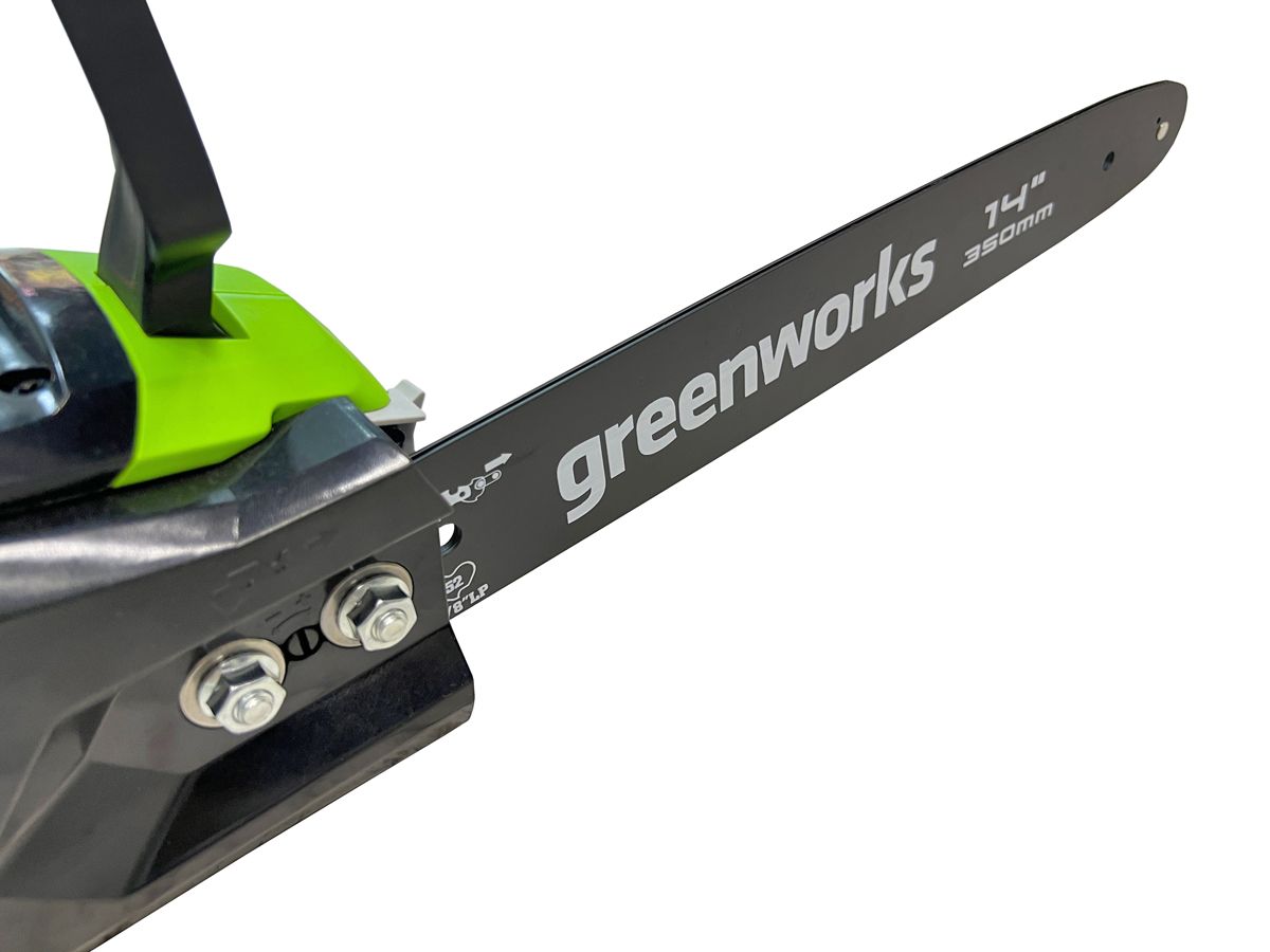 Пила аккумуляторная цепная Greenworks 35 см 40V GD40CS15 2005707, до 1,5 кВт, бесщёточная, без АКБ и ЗУ