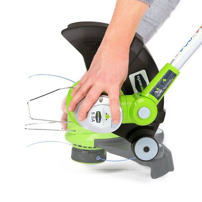 Триммер электрический Greenworks 33 см Deluxe 500W GST5033M 21277