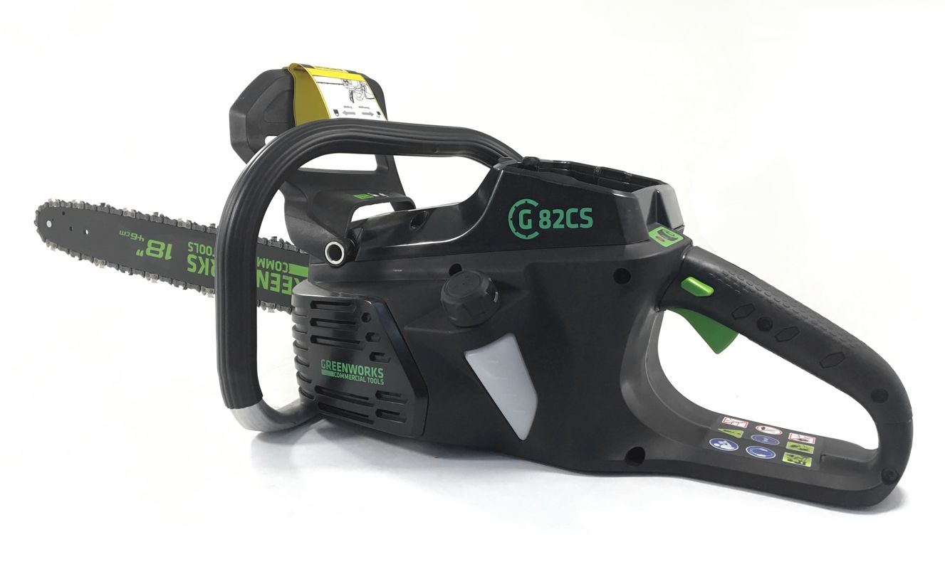 Пила аккумуляторная цепная Greenworks 82V GD82CS50, бесщёточная, без АКБ и ЗУ