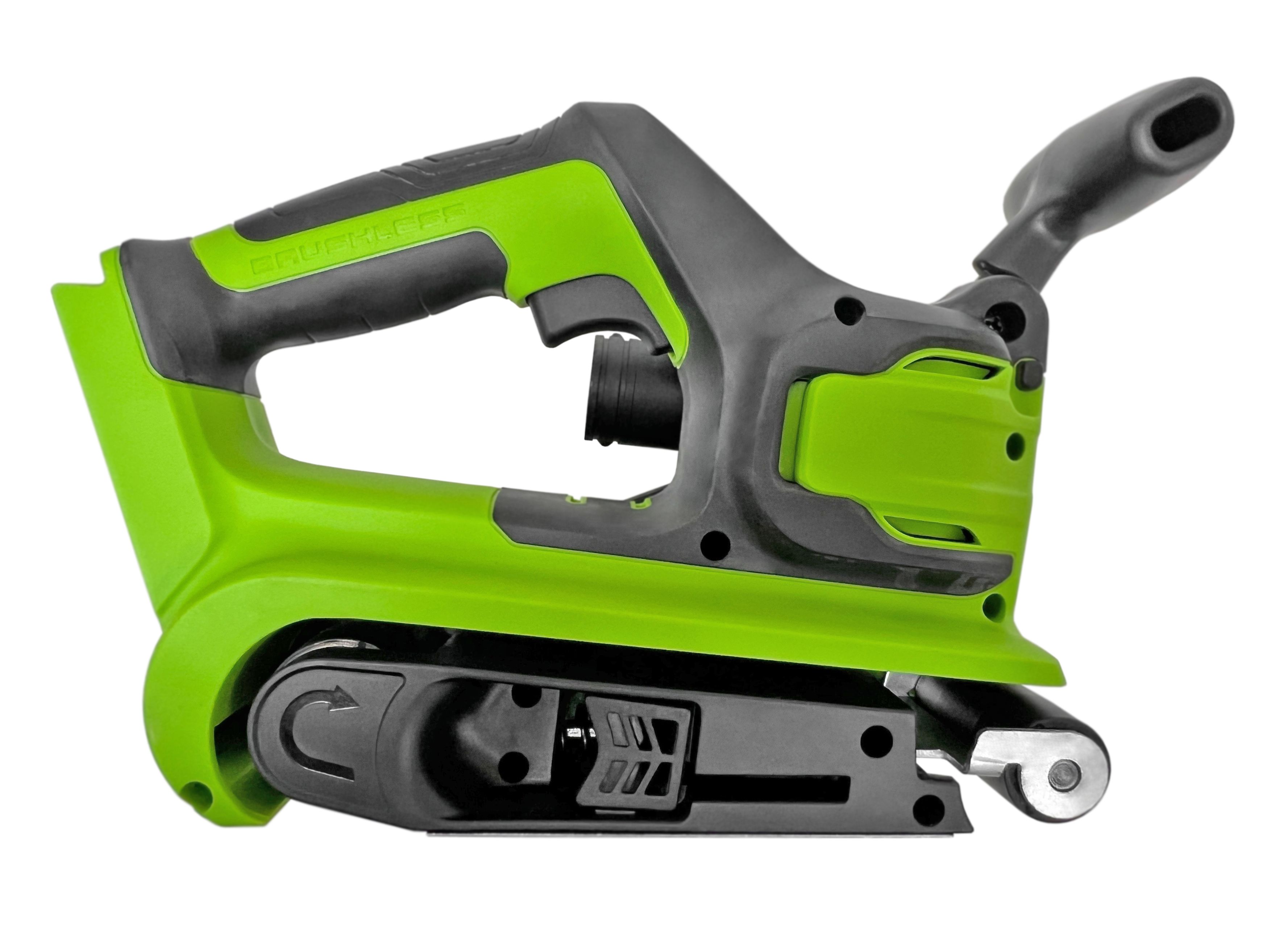 Ленточная шлифовальная машина аккумуляторная Greenworks 24V G24BS 3100607, бесщеточная, без АКБ и ЗУ