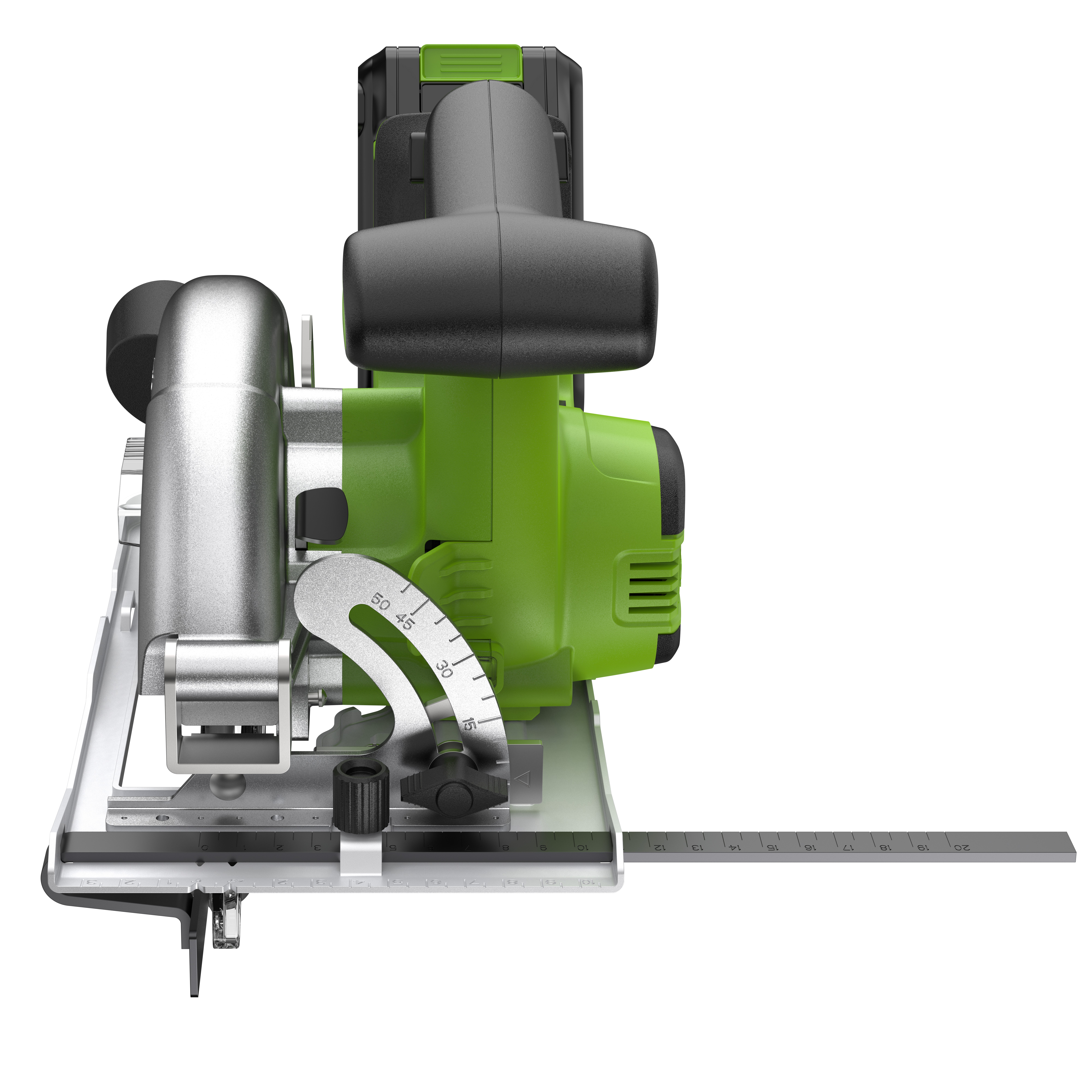 Пила циркулярная аккумуляторная Greenworks 24V GD24CS165 1501607, бесщеточная, без АКБ и ЗУ