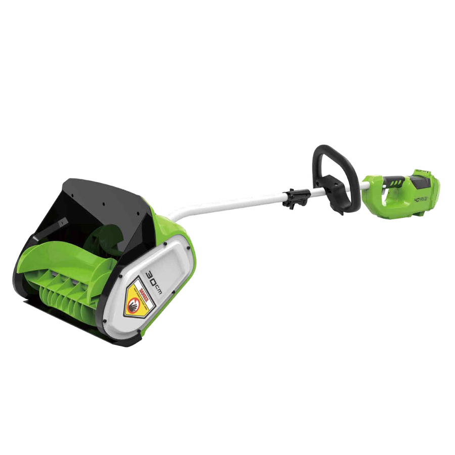 Снегоуборщик-лопата аккумуляторный Greenworks 30 см 40V G40SS30, бесщёточный, без АКБ и ЗУ