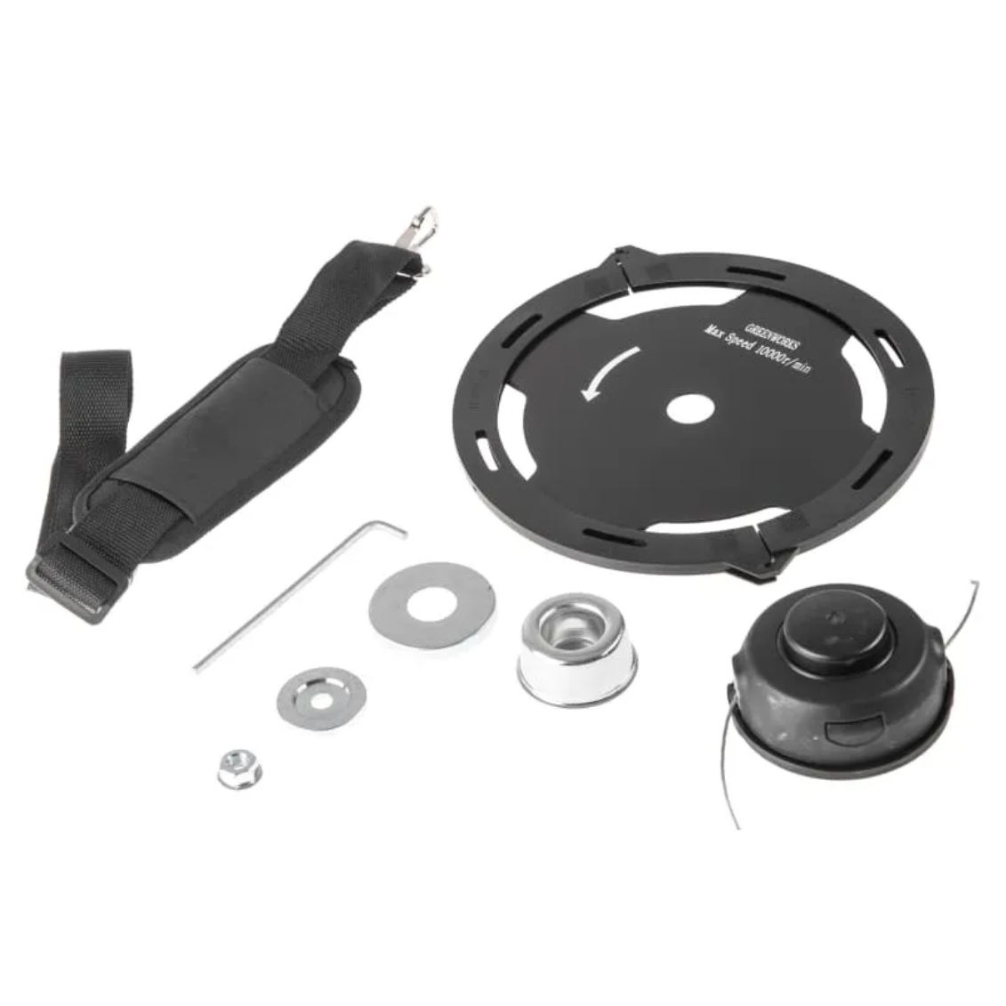 Триммер аккумуляторный Greenworks 35 см 40V GD40BC 1301507, бесщёточный, без АКБ и ЗУ