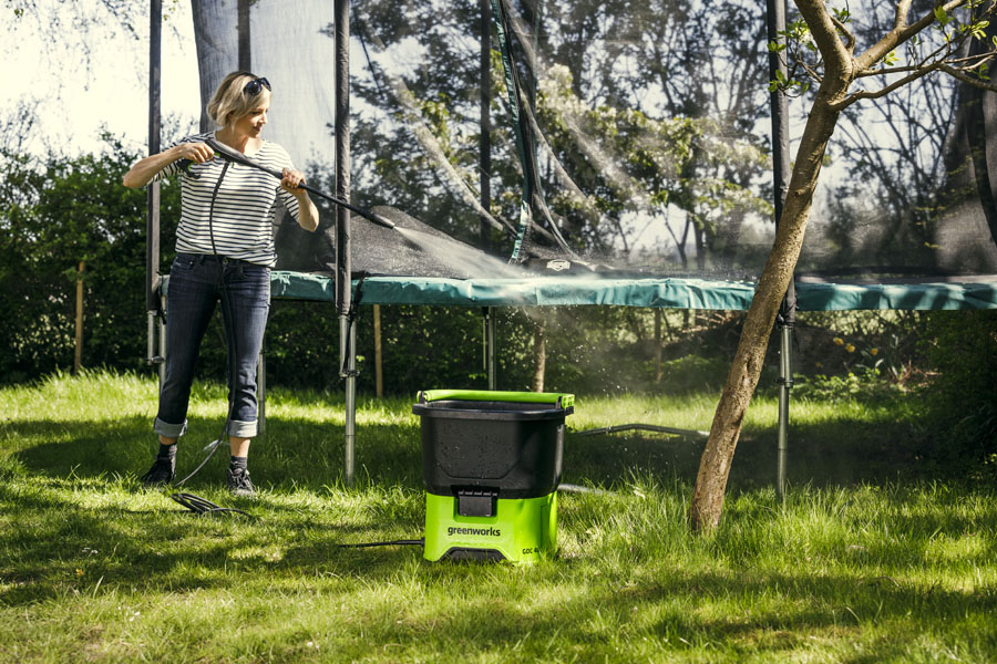 Мойка высокого давления аккумуляторная Greenworks GDC40 40V, 70 бар, 300 л/час, без АКБ и ЗУ