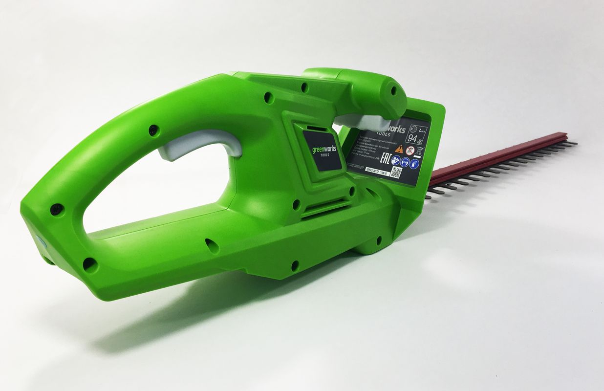 Кусторез аккумуляторный 47 см Greenworks 24V G24HT, без АКБ и ЗУ