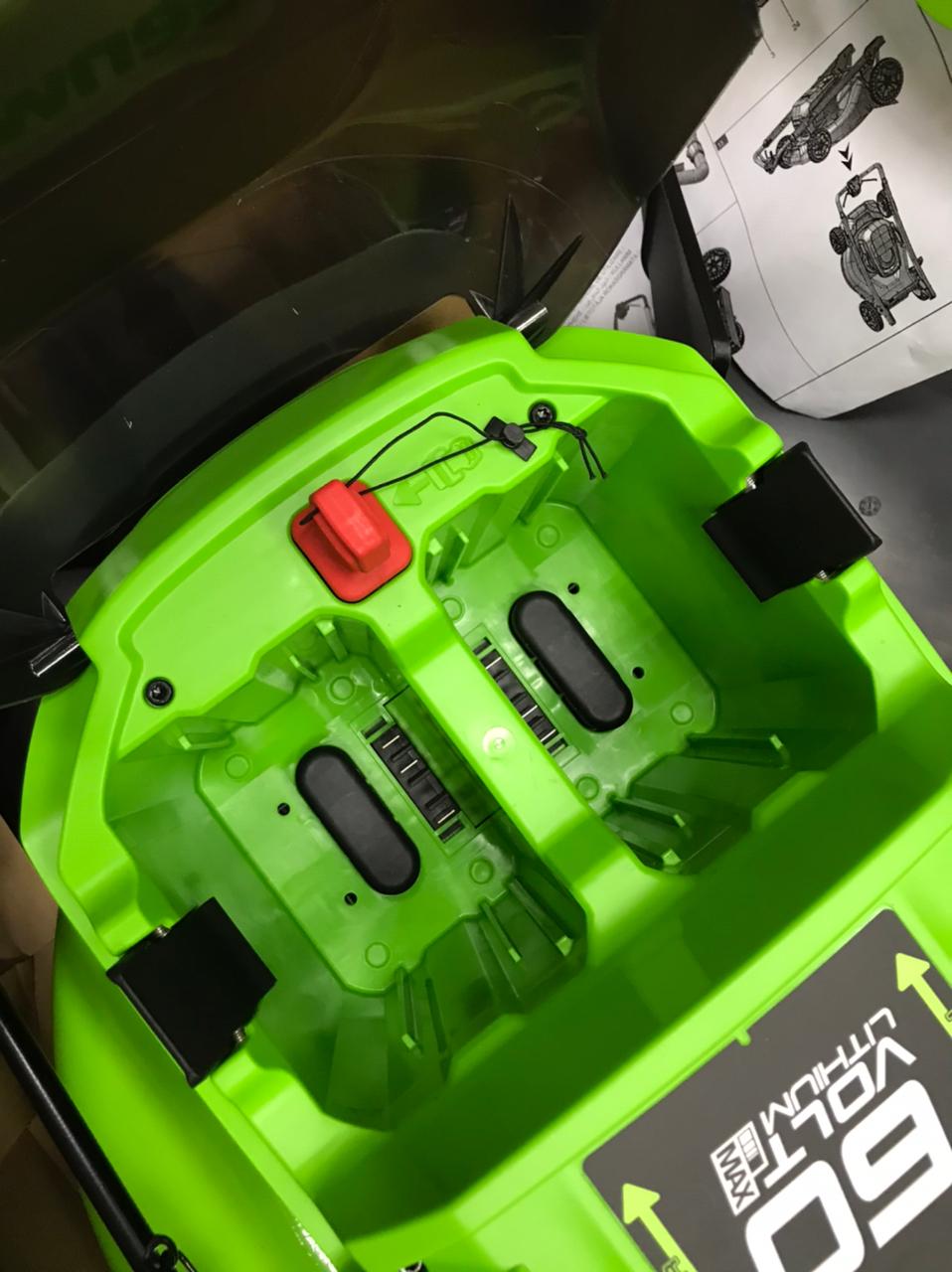 Газонокосилка самоходная, аккумуляторная 51 см Greenworks  60V GD60LM51SP 2514307, бесщеточная, без АКБ и ЗУ
