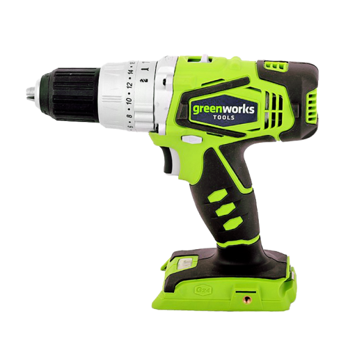 Дрель-шуруповёрт ударная аккумуляторная Greenworks 24V G24CD