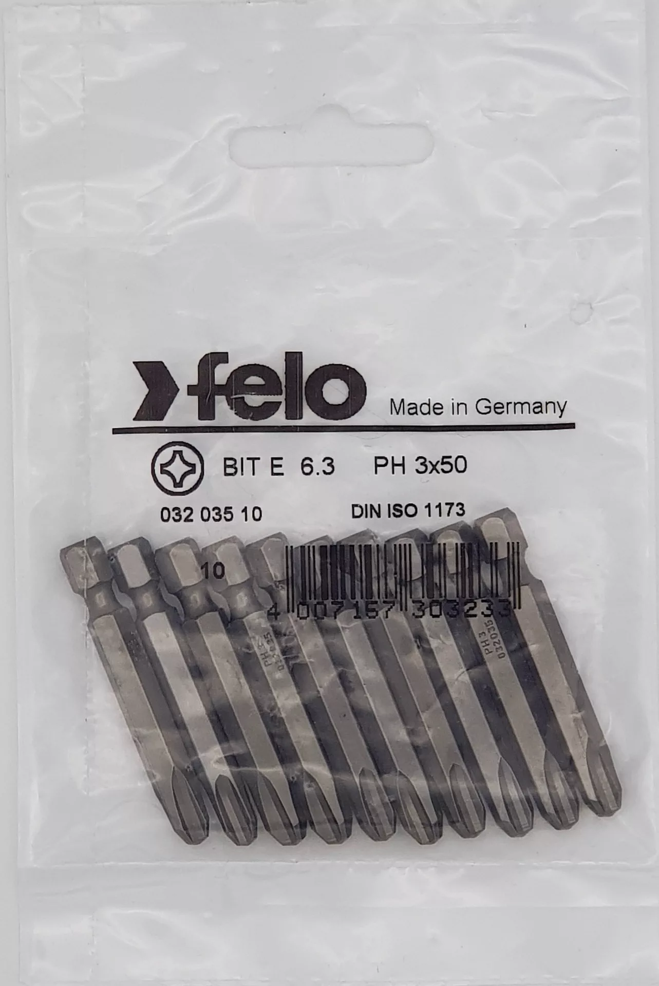 Бит PН3, Е6,3х50 FELO 032 035 10