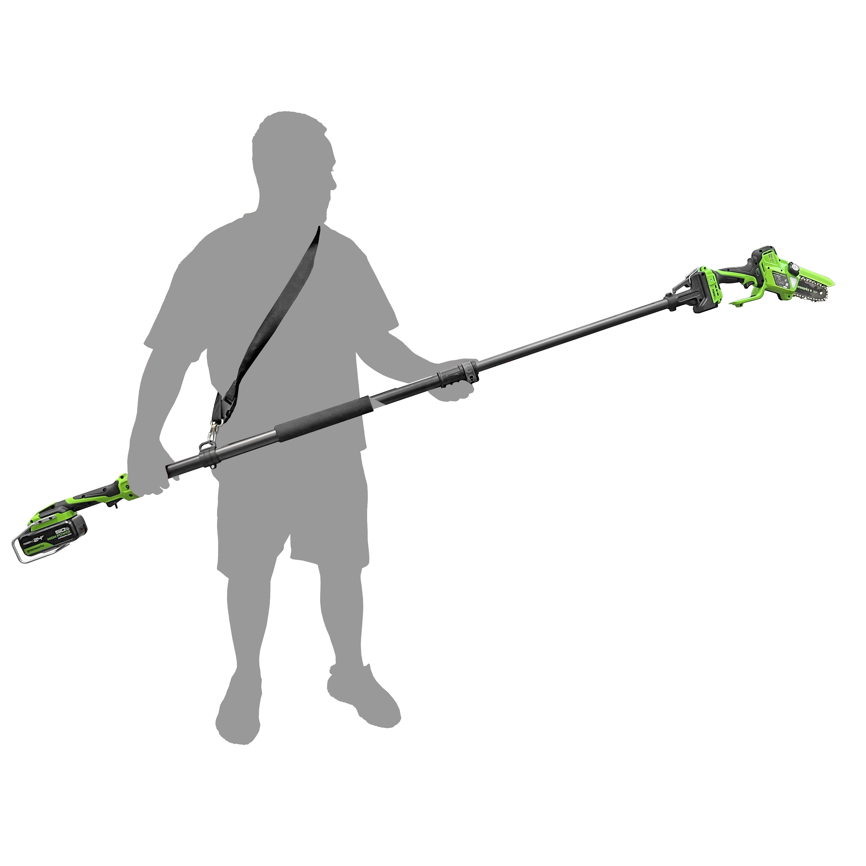 Телескопическая штанга Greenworks ASCSPGWA2 для секатора 24V PR24320 и мини-пилы 24V CS2410A