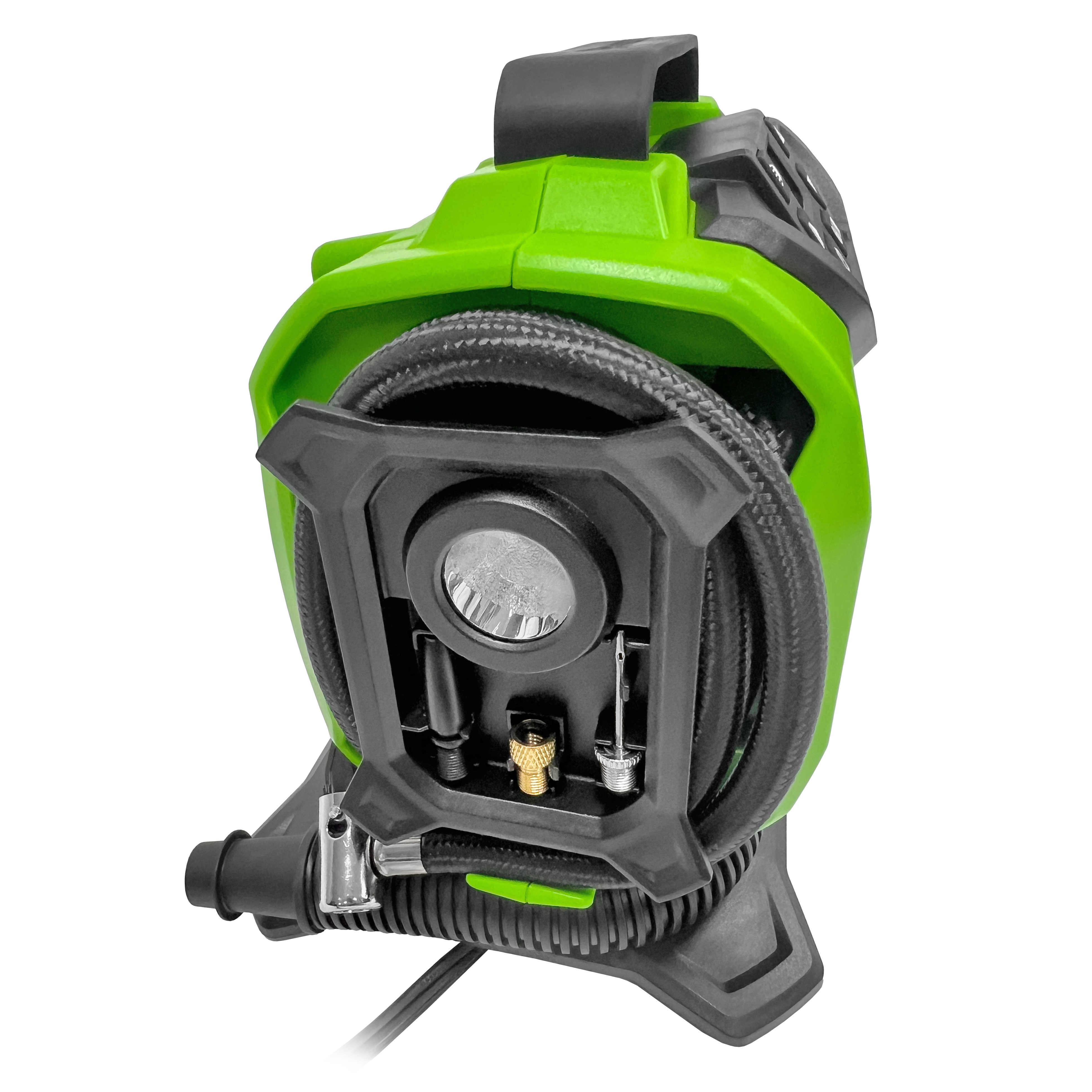 Компрессор автомобильный аккумуляторный Greenworks 24V/12V ACG301 3400807, без АКБ и ЗУ