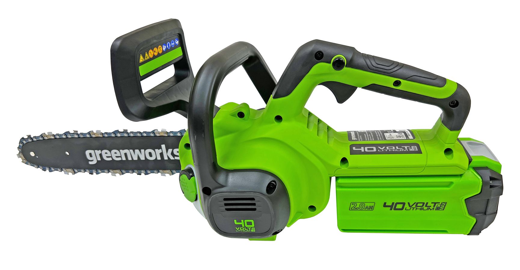 Пила аккумуляторная цепная Greenworks 30 см 40V G40CS30II 2007807, без АКБ и ЗУ