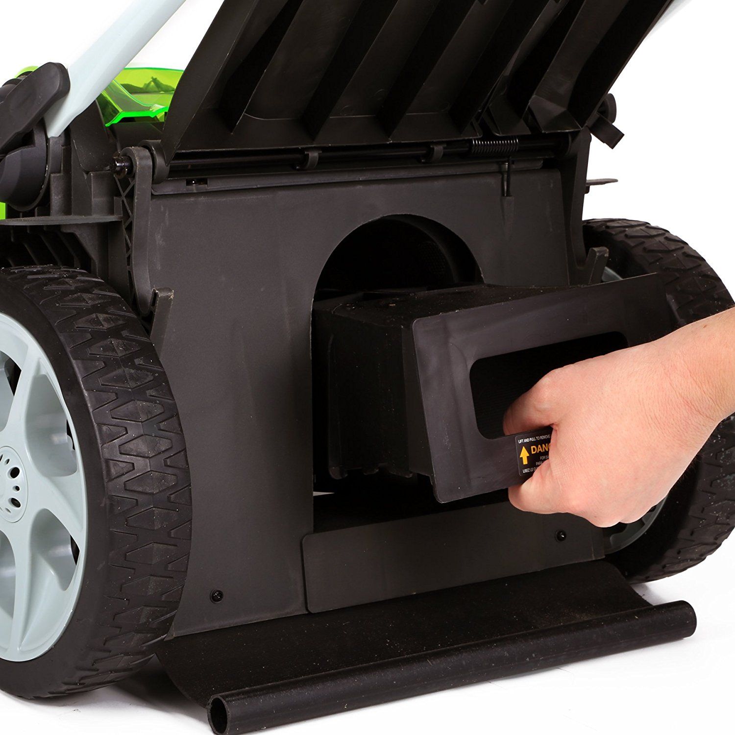 Газонокосилка аккумуляторная Greenworks 49 см 40V G40LM49DB TwinForce 2500207, без АКБ и ЗУ