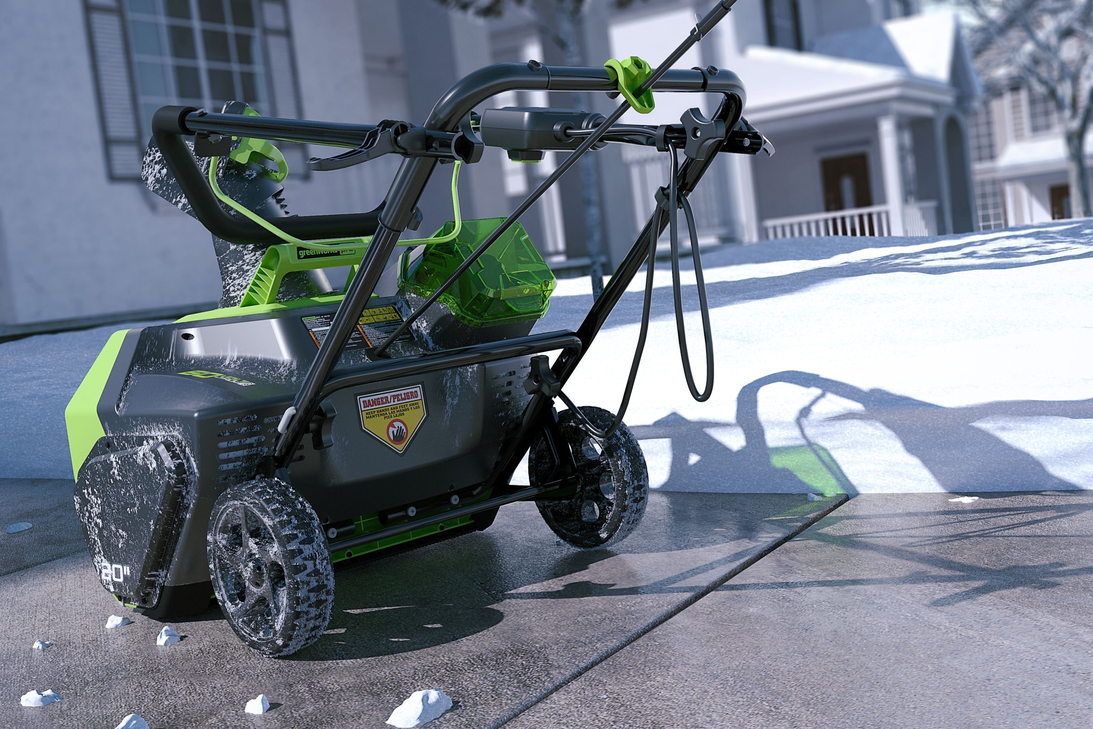 Снегоуборщик аккумуляторный Greenworks 51 см 60V GD60ST, бесщёточный, без АКБ и ЗУ