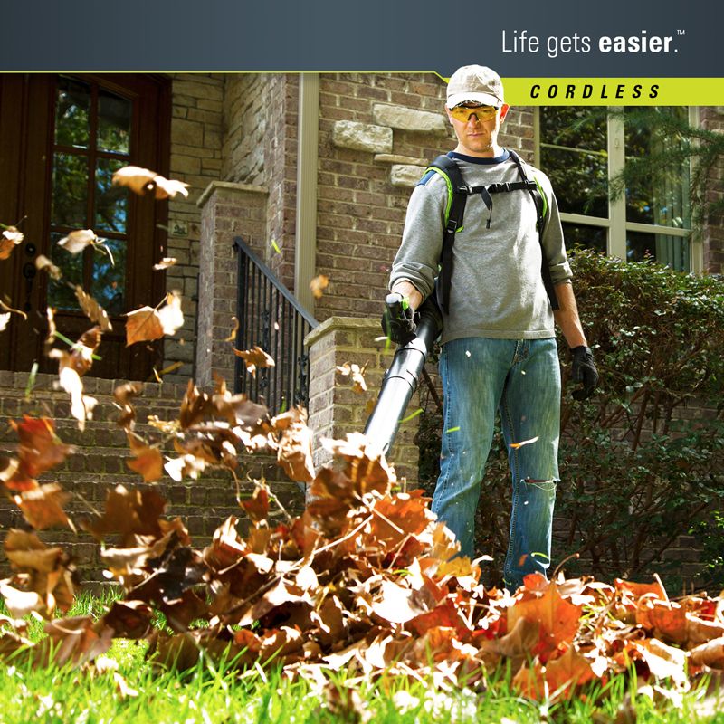 Воздуходув аккумуляторный ранцевый Greenworks 60V GD60BPB 2402307, бесщёточный, без АКБ и ЗУ