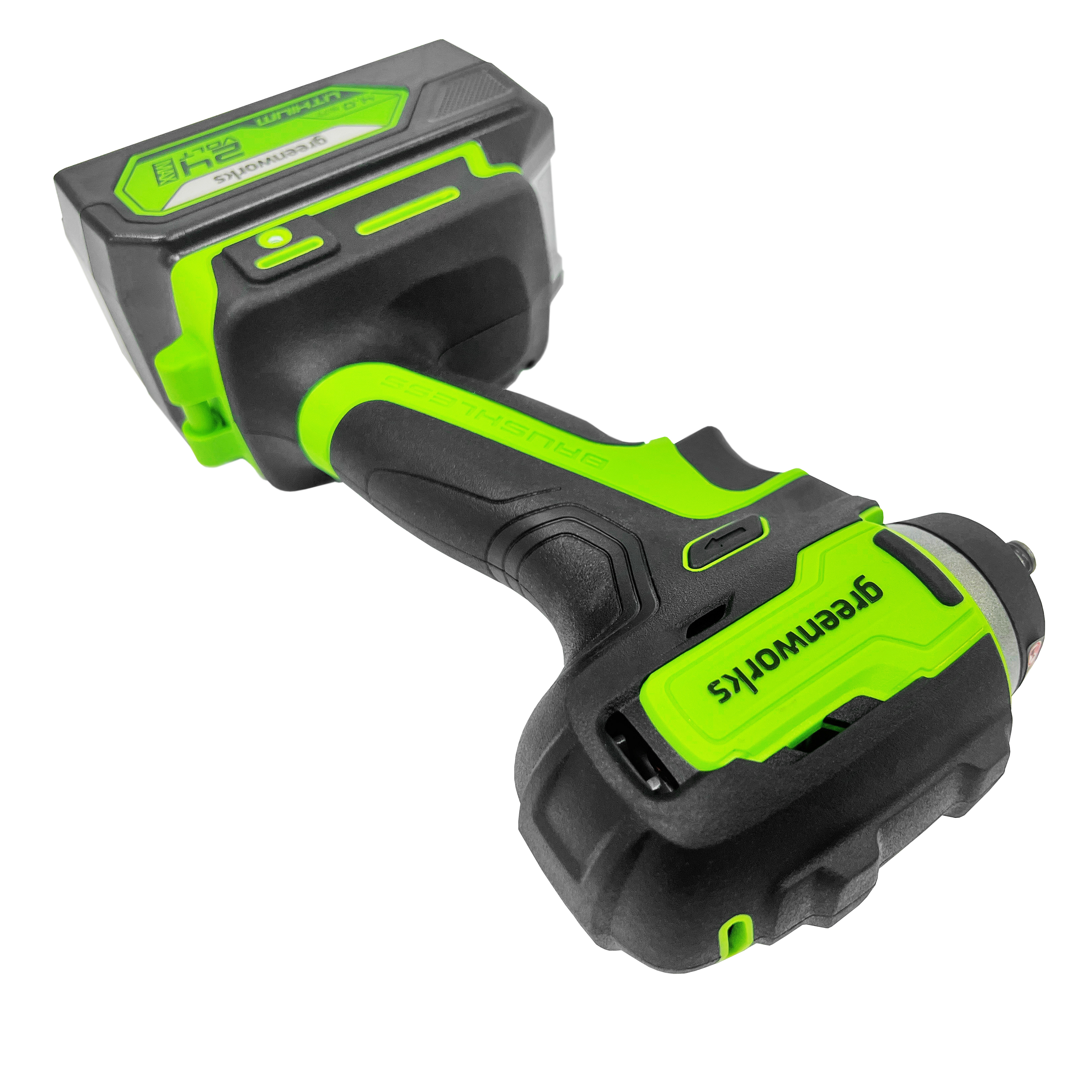 Гайковёрт ударный аккумуляторный Greenworks 24V 200Нм G24IW200 3803607, бесщёточный, без АКБ и ЗУ