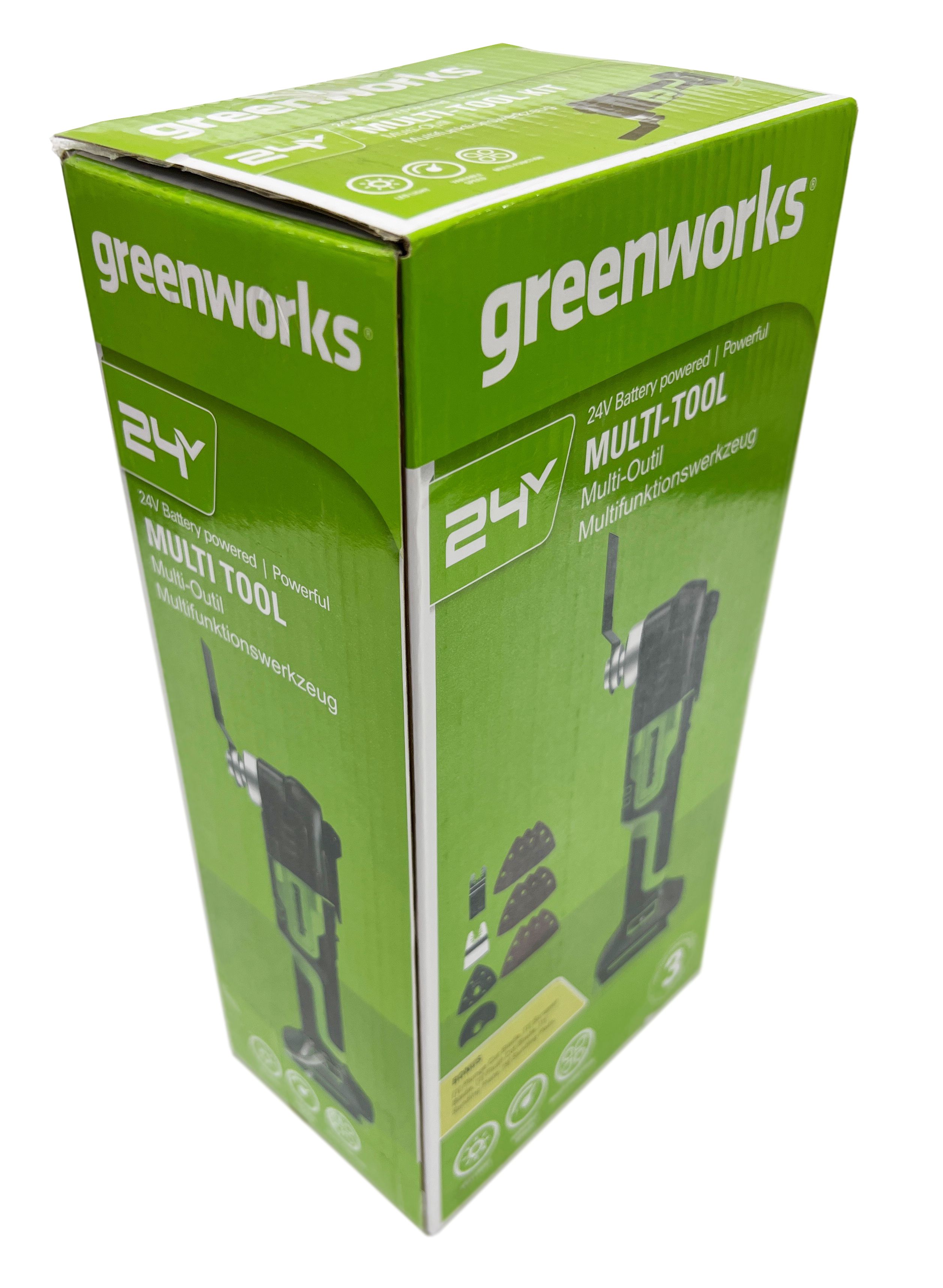 Реноватор (МФИ) аккумуляторный Greenworks 24V G24MT 3400307, без АКБ и ЗУ