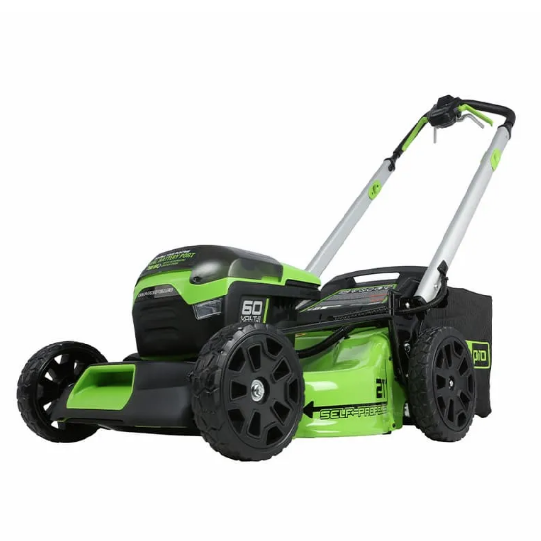 Газонокосилка самоходная, аккумуляторная 51 см Greenworks  60V GD60LM51SP 2514307, бесщеточная, без АКБ и ЗУ