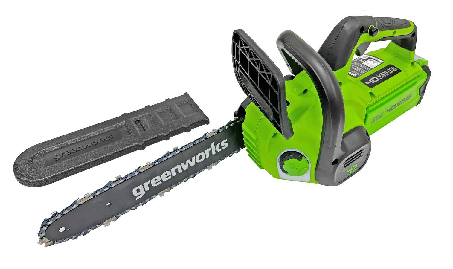 Пила аккумуляторная цепная Greenworks 30 см 40V G40CS30II 2007807, без АКБ и ЗУ