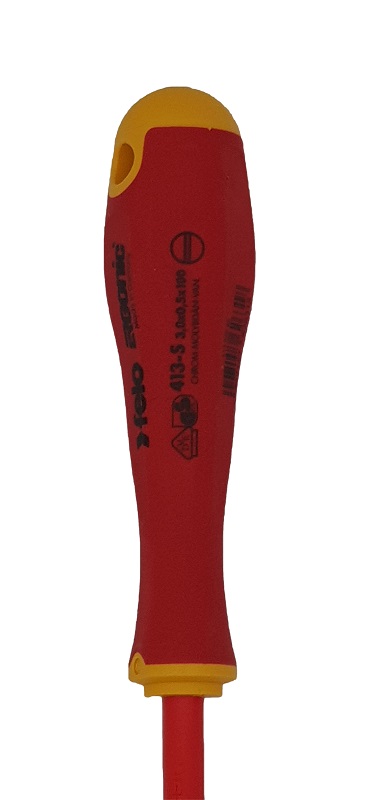 Отвертка диэлектрическая SL 3,0х0,5 E-Slim Ergonic FELO 413 930 90