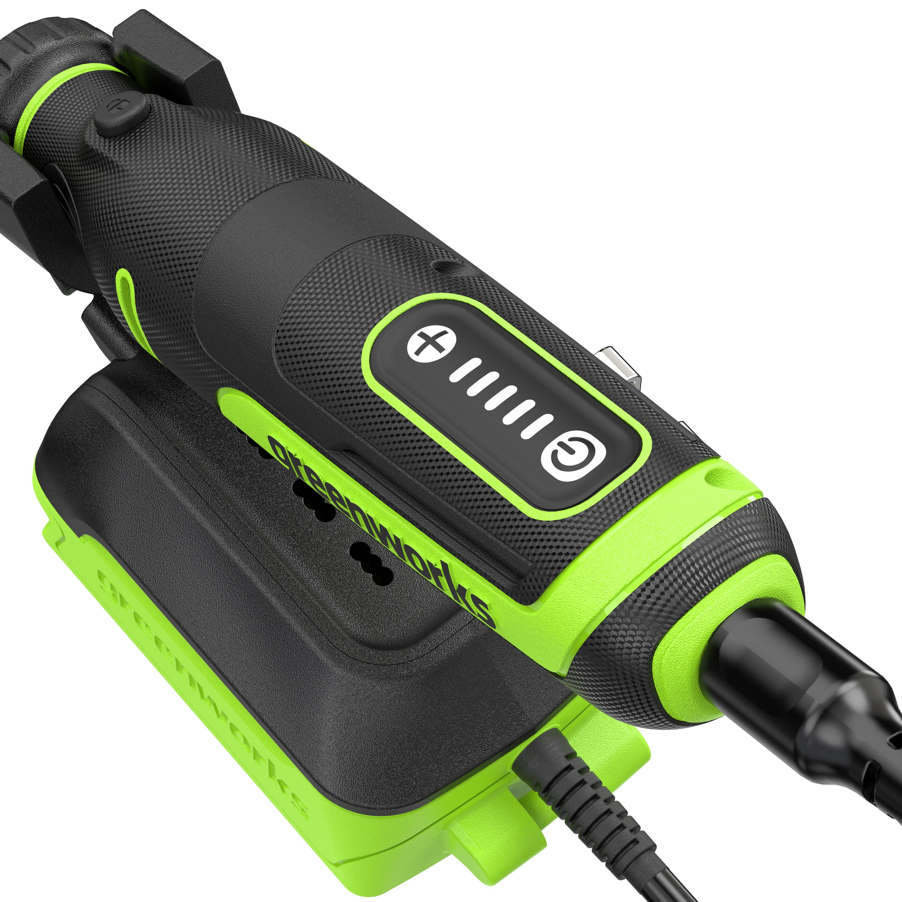 Гравёр аккумуляторный Greenworks G24RT 24V 3200807, бесщеточный, с базой и оснасткой (52 шт), без АКБ и ЗУ