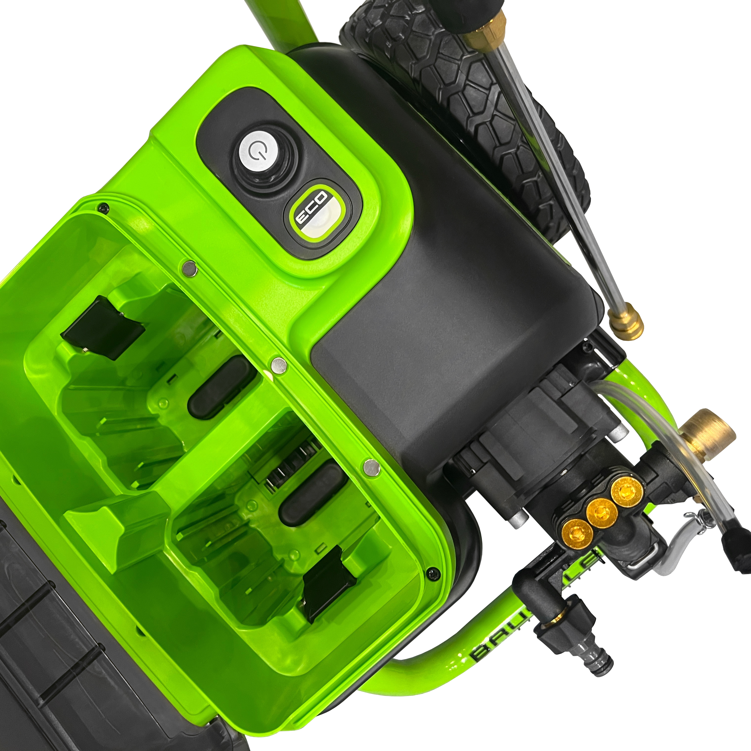 Мойка высокого давления аккумуляторная 250 бар с портом на два аккумулятора Greenworks GDPW60DP 60V 5106207, без АКБ и ЗУ