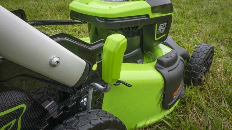 Газонокосилка самоходная, аккумуляторная 51 см Greenworks  60V GD60LM51SP 2514307, бесщеточная, без АКБ и ЗУ