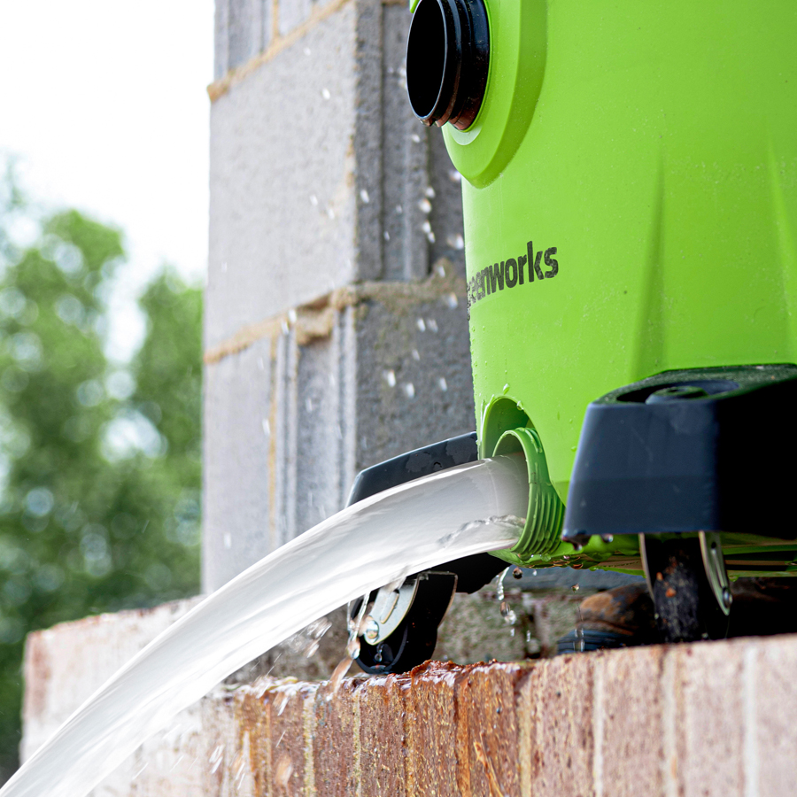 Пылесос строительный электрический 1300 Вт Greenworks 220V G120WDV 4701207