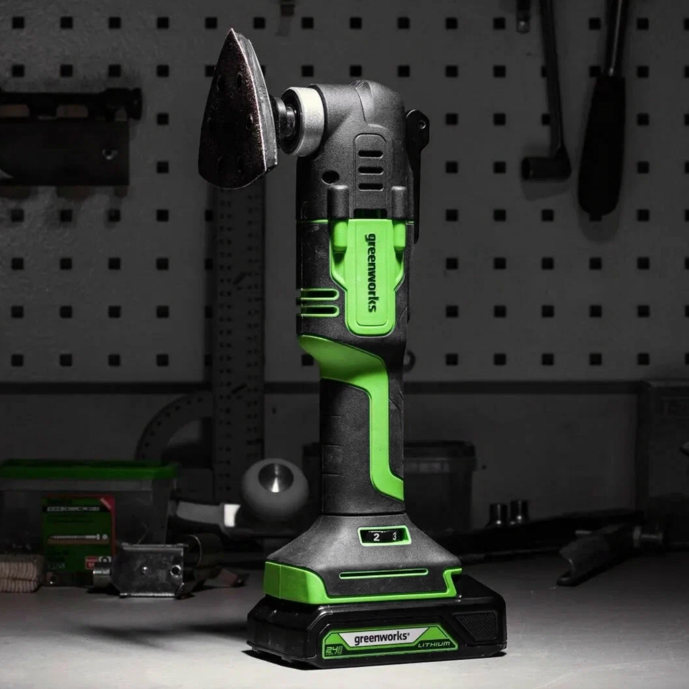 Реноватор (МФИ) аккумуляторный Greenworks 24V G24MT 3400307, без АКБ и ЗУ