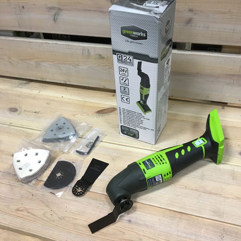 Реноватор (мультитул) аккумуляторный Greenworks 24V G24MT